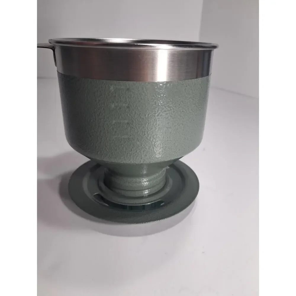 Stanley Classic Perfect Brew Pour Over Coffee Maker Hammertone Green No Mug - Picture 4 of 5